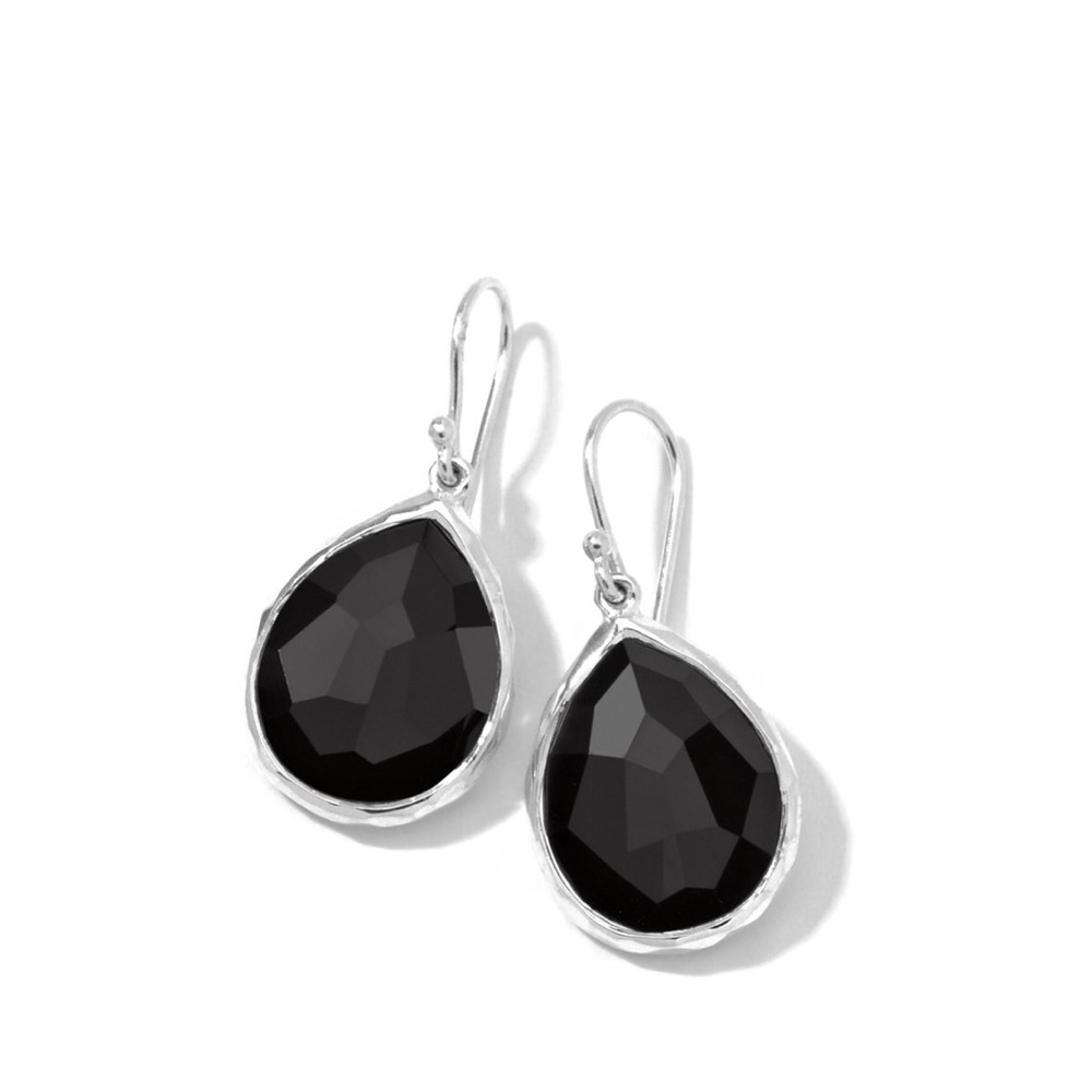 IPPOLITA Rock Candy Onyx Teardrop Earrings in Sterling Silver